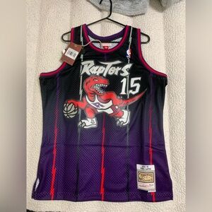 Men's Toronto Raptors Vince Carter Mitchell & Ness Purple 1998 Swingman Jersey